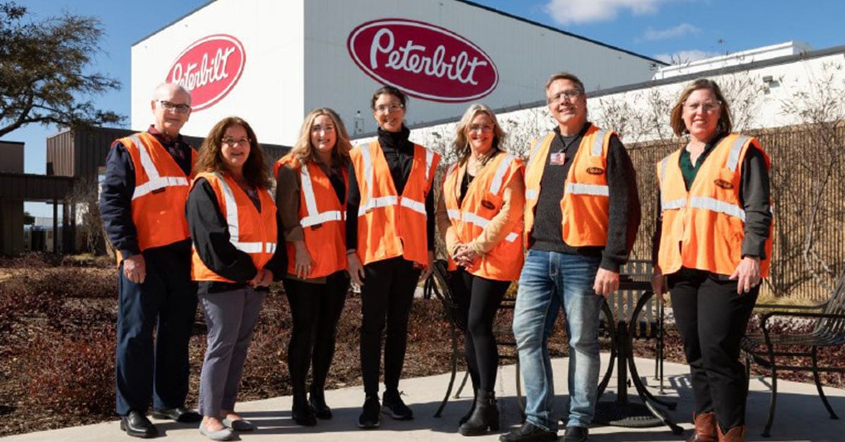 WIT Staff Team Visits Peterbilt Dynamic Truck Plant