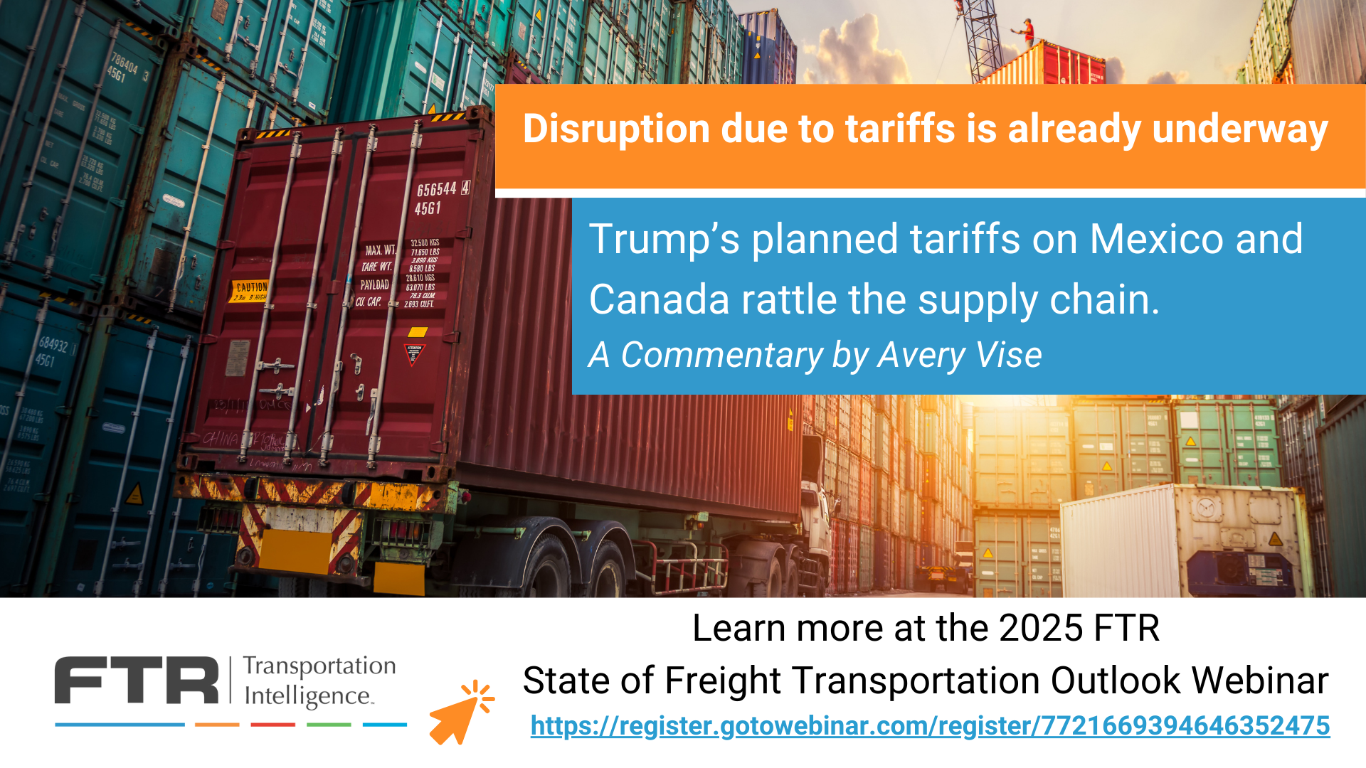 Disruption Due to Tariffs is Already Underway